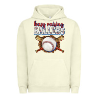 Pigment Pistachio busy raising ballers baseball Urban Hoodie - texasbilliewilder