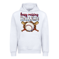 White busy raising ballers baseball Urban Hoodie - texasbilliewilder
