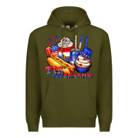 Army Green tis the season billie wilder Premium Hoodie - texasbilliewilder