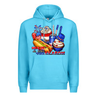 Ocean Blue tis the season billie wilder Premium Hoodie - texasbilliewilder