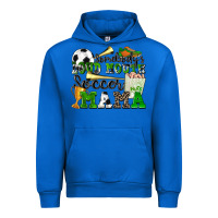 Cobalt somebody's loud mouth soccer mama Urban Hoodie - Zillion Design Studio
