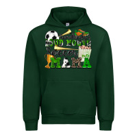 Forest Green somebody's loud mouth soccer mama Urban Hoodie - Zillion Design Studio