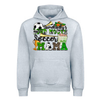 Heather Grey somebody's loud mouth soccer mama Urban Hoodie - Zillion Design Studio
