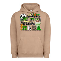Pigment Burro somebody's loud mouth soccer mama Urban Hoodie - Zillion Design Studio