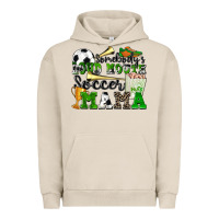 Pigment French Oak somebody's loud mouth soccer mama Urban Hoodie - Zillion Design Studio