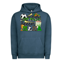 Pigment Midnight Navy somebody's loud mouth soccer mama Urban Hoodie - Zillion Design Studio