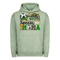 Pigment Oil Green somebody's loud mouth soccer mama Urban Hoodie - Zillion Design Studio