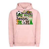 Pigment Salmon somebody's loud mouth soccer mama Urban Hoodie - Zillion Design Studio