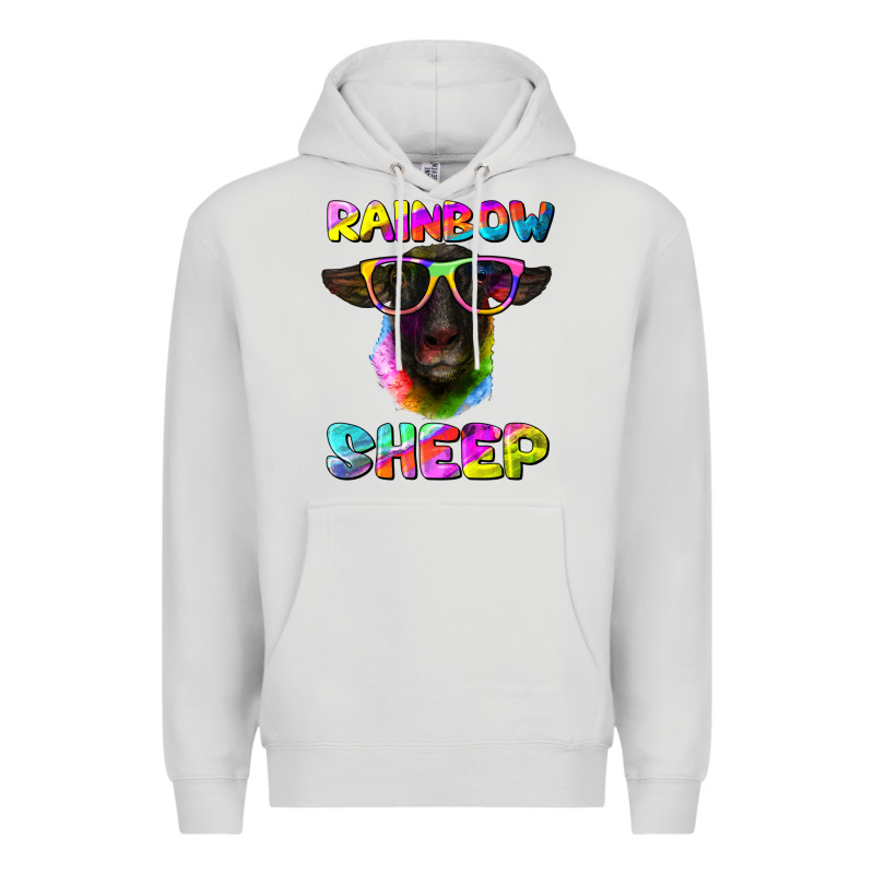 Rainbow Sheep Suffolk Sheep Premium Hoodie by RanaPortraitStore | Teevron
