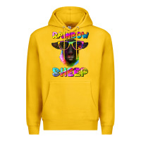 Lemon rainbow sheep suffolk sheep Premium Hoodie - RanaPortraitStore