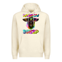 Sandshell rainbow sheep suffolk sheep Premium Hoodie - RanaPortraitStore