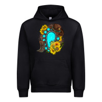 Black western turquoise gemstone Urban Hoodie - Zillion Design Studio