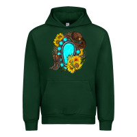 Forest Green western turquoise gemstone Urban Hoodie - Zillion Design Studio