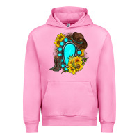 Fuchsia Pink western turquoise gemstone Urban Hoodie - Zillion Design Studio