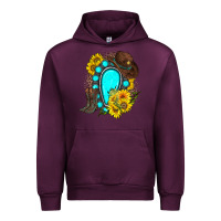 Mauve Wine western turquoise gemstone Urban Hoodie - Zillion Design Studio