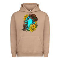 Pigment Burro western turquoise gemstone Urban Hoodie - Zillion Design Studio