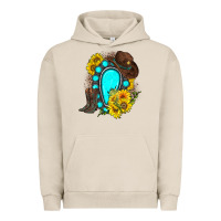 Pigment French Oak western turquoise gemstone Urban Hoodie - Zillion Design Studio