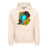 Sandshell western turquoise gemstone Urban Hoodie - Zillion Design Studio