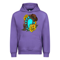 Tulip western turquoise gemstone Urban Hoodie - Zillion Design Studio