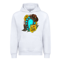 White western turquoise gemstone Urban Hoodie - Zillion Design Studio