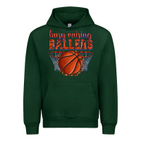 Forest Green busy raising ballers basketball Urban Hoodie - texasbilliewilder