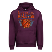 Mauve Wine busy raising ballers basketball Urban Hoodie - texasbilliewilder