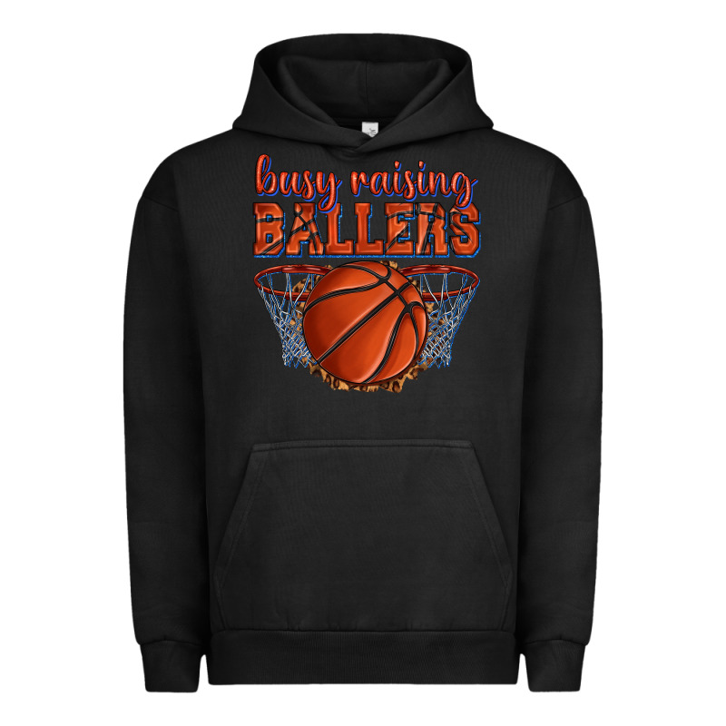 Busy Raising Ballers Basketball Urban Hoodie by texasbilliewilder | Teevron