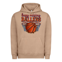 Pigment Burro busy raising ballers basketball Urban Hoodie - texasbilliewilder