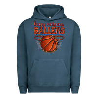 Pigment Midnight Navy busy raising ballers basketball Urban Hoodie - texasbilliewilder