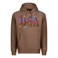 Chestnut usa 4th of july bw Premium Hoodie - texasbilliewilder