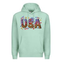 Seafoam usa 4th of july bw Premium Hoodie - texasbilliewilder