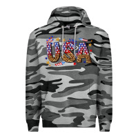 Slate Camo usa 4th of july bw Premium Hoodie - texasbilliewilder