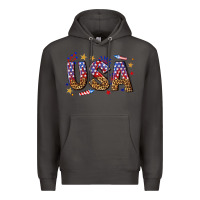 Smoke usa 4th of july bw Premium Hoodie - texasbilliewilder