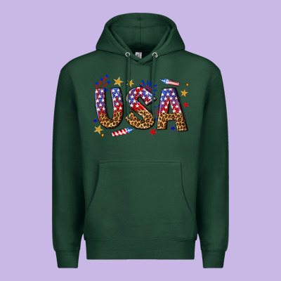 Usa 4th Of July Bw Premium Hoodie Designed By Texasbilliewilder