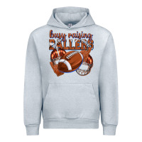 Heather Grey busy raising ballers football Urban Hoodie - texasbilliewilder
