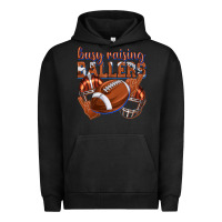 Pigment Black busy raising ballers football Urban Hoodie - texasbilliewilder