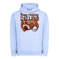 Pigment Grape Ice busy raising ballers football Urban Hoodie - texasbilliewilder