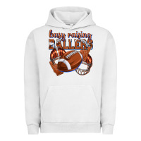 Pigment Lunar Rock busy raising ballers football Urban Hoodie - texasbilliewilder