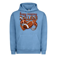 Pigment Pebble Blue busy raising ballers football Urban Hoodie - texasbilliewilder