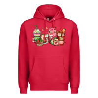 Cardinal strawberry farm fresh coffee cups Premium Hoodie - Zillion Design Studio