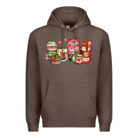 Coffee strawberry farm fresh coffee cups Premium Hoodie - Zillion Design Studio