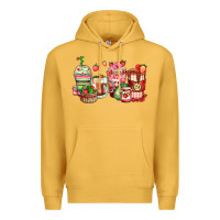 Mustard strawberry farm fresh coffee cups Premium Hoodie - Zillion Design Studio