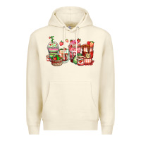 Sandshell strawberry farm fresh coffee cups Premium Hoodie - Zillion Design Studio