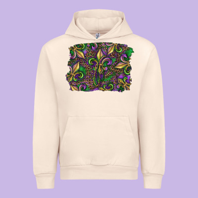 Urban Hoodie Mardi Gras Fleur De Lis