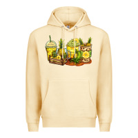 Pina Colada pineapple farm fresh coffee cups Premium Hoodie - Zillion Design Studio