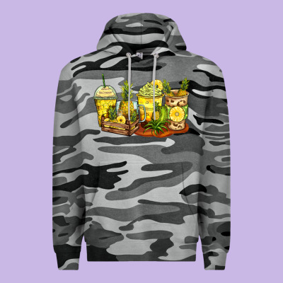 Pineapple Farm Fresh Coffee Cups Premium Hoodie Designed By Zillion Design Studio
