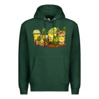 Sports Green pineapple farm fresh coffee cups Premium Hoodie - Zillion Design Studio