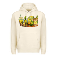 Tofu pineapple farm fresh coffee cups Premium Hoodie - Zillion Design Studio