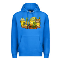 True Royal pineapple farm fresh coffee cups Premium Hoodie - Zillion Design Studio