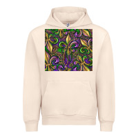 Sandshell mardi gras fleur de lis Urban Hoodie - RanaPortraitStore